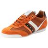 Sneaker PANTOFOLA D´ORO "VASTO NYLON UOMO LOW", Gr. 41, orange, Leder, Synthetik, sportlich, Schuhe