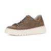Slip-On Sneaker GABOR, Damen, Gr. 41, braun (braun, bronzefarben), Veloursleder, sportlich, Schuhe, Freizeitschuh, Halbschuh, Slipper mit funkelnden Schmuckelement