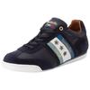 Sneaker PANTOFOLA D´ORO "IMOLA NYLON UOMO LOW", Gr. 41, blau (schwarz navy), Leder, Synthetik, sportlich, Schuhe