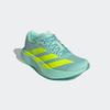 Laufschuh ADIDAS PERFORMANCE "ADIZERO EVO SL", Gr. 42, semi flash aqua, lucid lemon, mint ton, Synthetik, Textil, sportlich, Schuhe, angelehnt an das Design vom Adios Pro Evo
