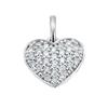 Ketten-Anhänger ONE ELEMENT "0,10 ct Diamant Brillant Anhänger aus 585 Weißgold", silber, Schmuckanhänger, Damen, 0,1 ct mit Diamant, Weißgold 585-Gold-Diamanten, Weißgold 585, Gold, Diamanten, für Damen – klassisch & elegant im Design