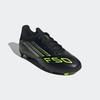 Fußballschuh ADIDAS PERFORMANCE "F50 LEAGUE KIDS FG/MG", Gr. 37, schwarz (core schwarz, iron metallic, lucid lemon), Synthetik, Textil, sportlich, Schuhe, geeignet für Rasen- und Kunstrasenplätze