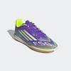 Fußballschuh ADIDAS PERFORMANCE "F50 CLUB KIDS IN", Gr. 32, lila rush, cloud weiß, lucid lemon, Synthetik, sportlich, Schuhe, geeignet als Hallenschuhe