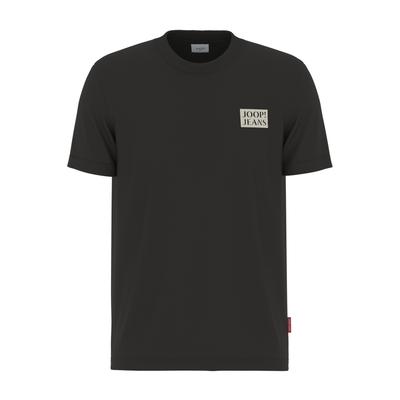 T-Shirt JOOP JEANS "Axel", Herren, Gr. XXL, schwarz, Single Jersey, Obermaterial: 100% Baumwolle, unifarben, casual, regular fit normal, Rundhals, Kurzarm eingesetzt abgesteppte Kante, Shirts, Mit Rundhalsausschnitt Image