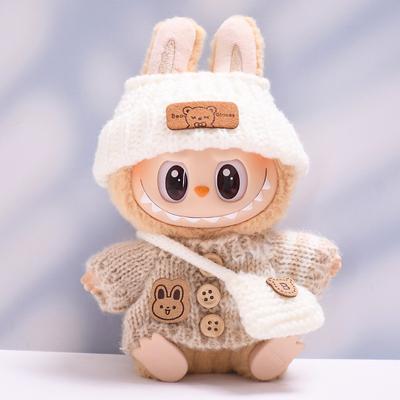 Clothes for 17cm Dolls Fashion Garment Accessories(No Doll) Cute Sweater Suitable for 6.69inch (17cm) Doll Soft Cotton Clothing Replacement