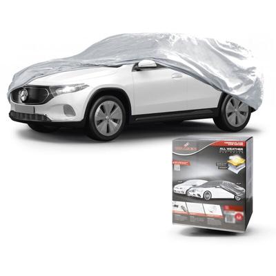 Walser - Abdeckplane Auto All Weather Basic, Autoplane Vollgarage suv Größe m, Autoabdeckung silber Image