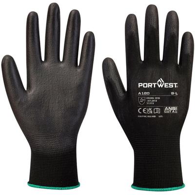 PU-beschichtete Handschuhe Schwarz L - Größe 9 Image