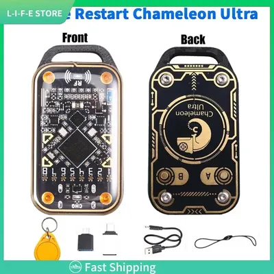 Chameleon Ultra Smart Card Emulator+CUID Keychain RFID Smart Chip Reader 125K 13.56M Card Decode NFC Duplicator-AA98