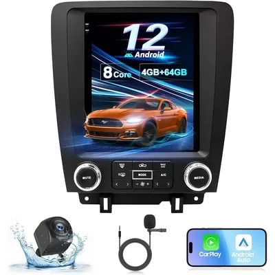 9Inch Car Stereo Radio Car-play GPS Navigation Compatible for Mustang 2010-2014