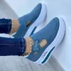 Designer Frauen Turnschuhe Keil Tennis Schuhe Rot Blau Leinwand Frauen Casual Schuhe Damen Plattform