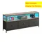 Comanlai Meuble TV LED, Meuble TV vintage avec éclairage LED, Meuble avec 3 tiroirs et étagères, Table TV, pour salon, chambre à coucher