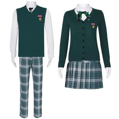 All of Us Are Dead Cosplay Kostüme Frauen JK Hyosan High School Uniform Hemd Rock Hosen Halloween Paar Jacke Outfits Image
