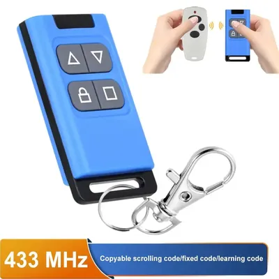 Versatile Clone Remote Control 315 MHz 433 MHz 4 Keys Duplicator for Electric Gate and Garage Door Systems