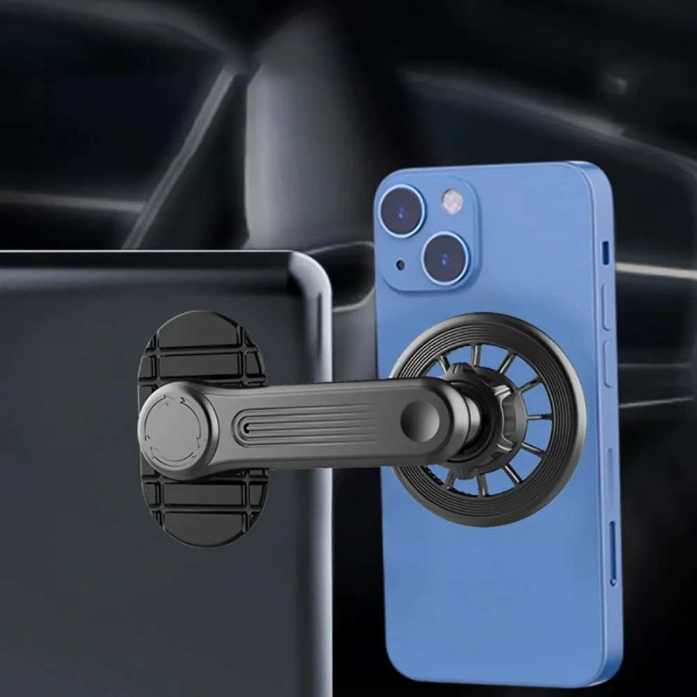 Auto-Handyhalterung für Bildschirm mit Klebemontage, Drehbare Halterung, Turbinen-Magnethalterung, Supermagnethalterung Image