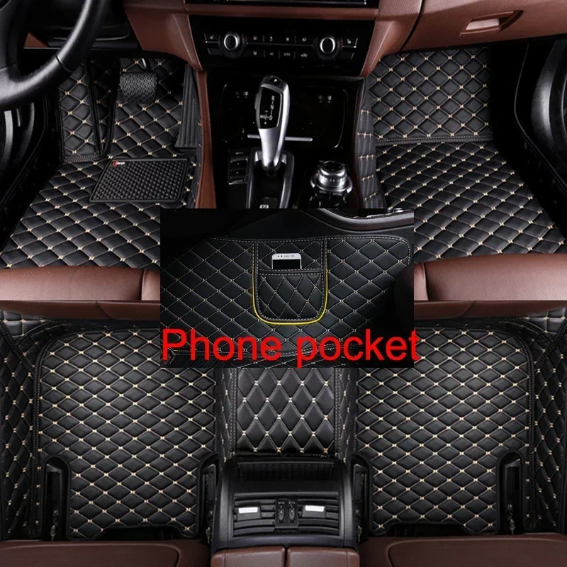 Tapis de sol de voiture à couverture complète personnalisés, 3 pièces, pour Peugeot 307 2004-2013 307 SW 308 CC 2009-2019 308 SW 2007-2019, accessoires de voiture
