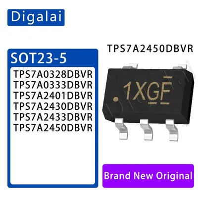 100%New original 10PCS TPS7A2450DBVR TPS7A2401 TPS7A2430 TPS7A2433 TPS7A0328 TPS7A0333 SOT23-5 LDO