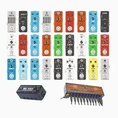 Rowin Guitar Bass Effect Pedal Compressor Distortion Fuzz EQ Delay Phaser Flanger Booster Overdrive
