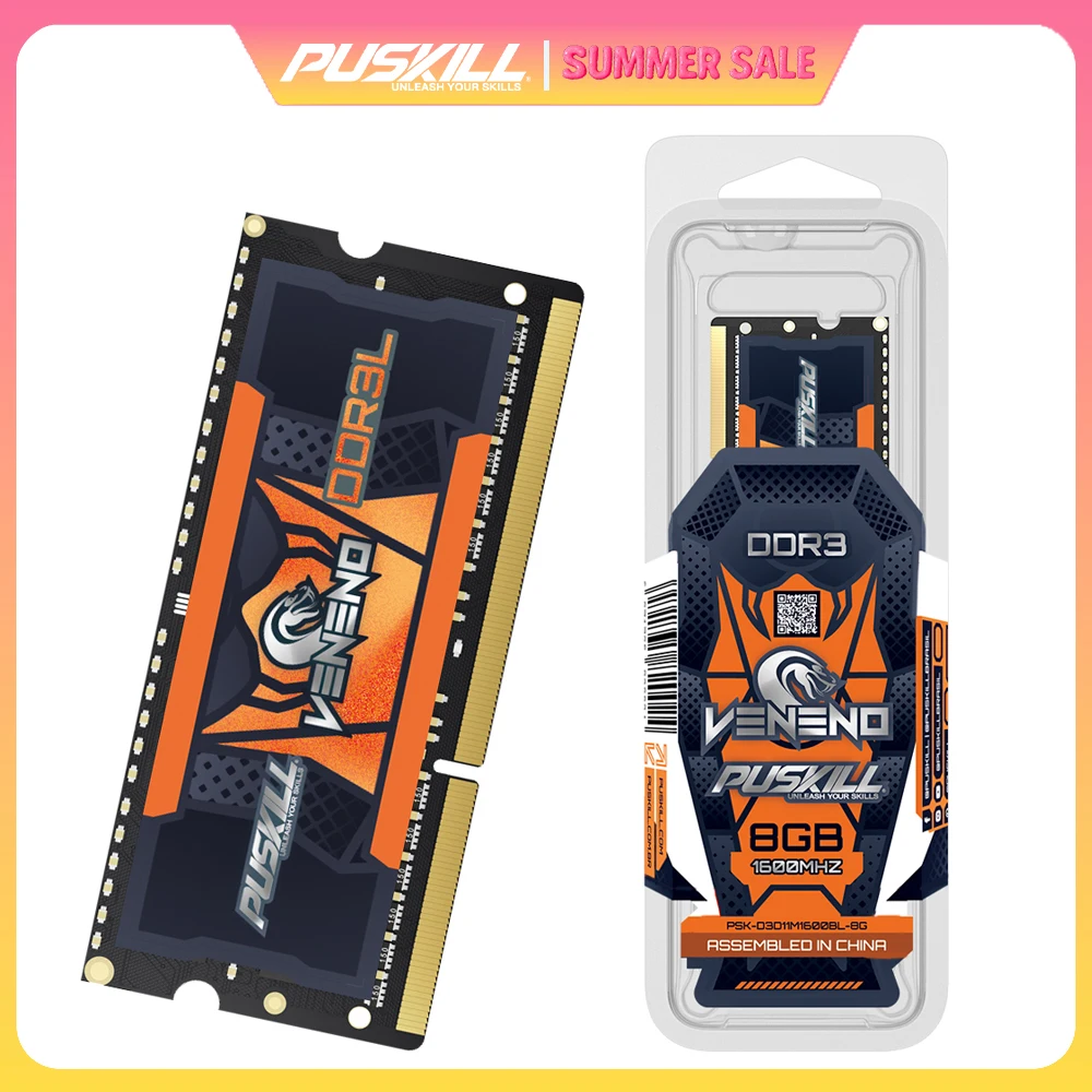PUSKILL DDR3L Notebook-Speicher RAM 8 GB 4 GB 1600 MHz 1333 MHz Laptop-Speicher Image