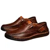 Leder Männer Müßiggänger Schuhe Handgemachte Bequeme Herren Casual Schuhe männer Mokassins Atmungsaktiv Männlichen Turnschuhe Schuhe Plus Größe