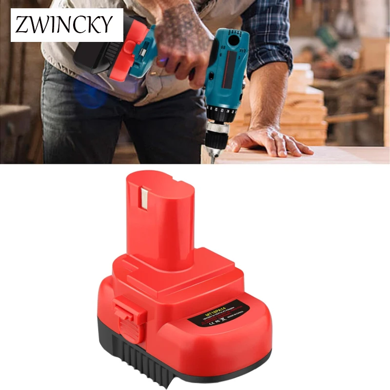 Adapter für Makita 12V Ni-Cd Ni-Mh Werkzeug für Makita 18V LXT Lithium Batterie Konvertieren in für Makita 12V 14,4V Ni-Cd/Ni-Mh Batterien Image