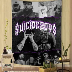 S-SuicideboyS Band Tapestry Art Printing Cheap Hippie Wall Hanging Bohemian Wall Tapestries Mandala Art Home Decor