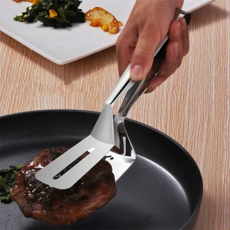 Küche Kreative Multifunktionale Haushalts Clip Edelstahl Steak Brot Pfannkuchen Grill Zubehör Liefert Werkzeuge Neue Image