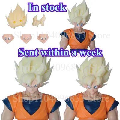 In Stock Dragon Ball SHF KO Air Hm Wukong Full Power Ah005 Super One HA Full Power Wukong Yellow Hair