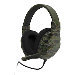 Hama SoundZ 330 Kopfhörer Verkabelt Kopfband Gaming USB Typ-A Schwarz, Grün Image
