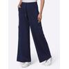 Jerseyhose HEINE, Damen, Gr. 44, Normalgrößen, blau (marine), 50% Modal, 44% Polyester, 6% Elasthan, unifarben, Hosen