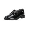 Slipper PAUL GREEN "Paul Green Slipper Glattleder", Damen, Gr. 41, schwarz, Glattleder, casual, Schuhe