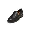 Loafer MARC O'POLO "aus Schafleder", Damen, Gr. 43, schwarz, Obermaterial: 100% Leder (Schaf), unifarben, Schuhe