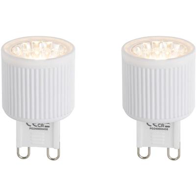 Luedd - 2er Set G9 24mm 3-Stufen dimmbar LED-Lampen 3W 300lm 2700K Image
