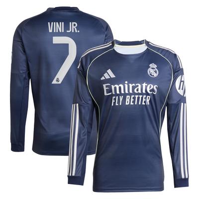 Real Madrid adidas Auswärtstrikot 25/26 - Langarm mit aufdruck Vini Jr. 7 Image