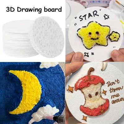 TEMU 50 Sheets Premium 3d Texture Drawing Paper - Fluffy Thick Paper For Diy Crafts, , Scrapbooking, Card Making - 50pcs Art Craft Paper, Perfect Gift , Scrapbooking Materials, Paper Craft Supplies Image