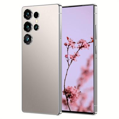 "TEMU 5g Smartphone, 8+256gb Unlocked Phone, 13.048+108mp Zoom Camera, 6.8" Hd+ Display, Long 6800mah, , , Build-in Pen Phone (deep Purple)" Image