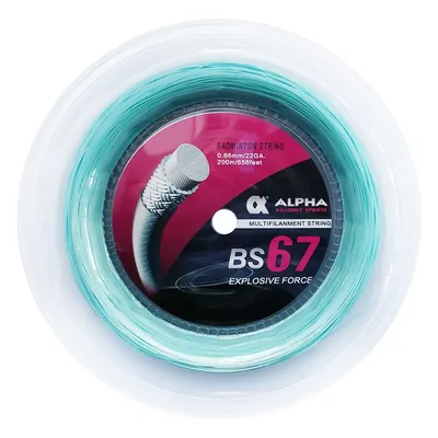 Alpha Badminton String 0.66mm Ball Net String 200m Reels High Elasticity String 30 Pounds BS67