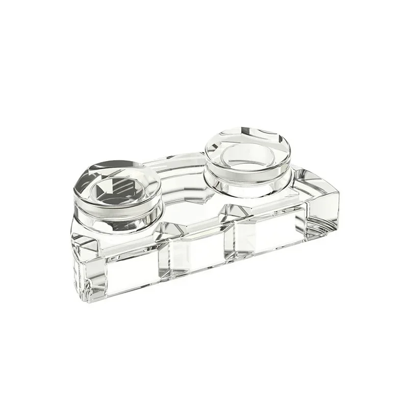 MOC 10PCS 1745W Kreisbogen Bausteine Kurze Halbkreis Mit 2 Löcher Platte Kompatibel Partikel Spielzeug Kinder Geburtstag geschenke Image