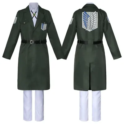 Angriff auf Titan Eren Levi Cosplay Kostüm Frauen Männer Shingeki No Kyojin Scouting Legion Soldat Image
