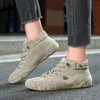 Casual Leder Stiefeletten für Frauen Trend 2023 Neue In Damen High Top Sneakers Luxury Marke Frau Schuhe Große Größe schuhe