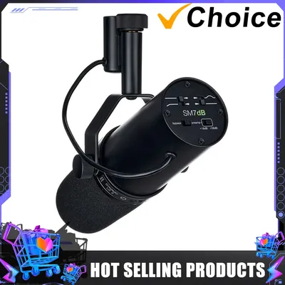 SM7dB USB/XLR Dynamic Cardioid Vocal Microphone With high gain Selectable Frequency Response MIC for