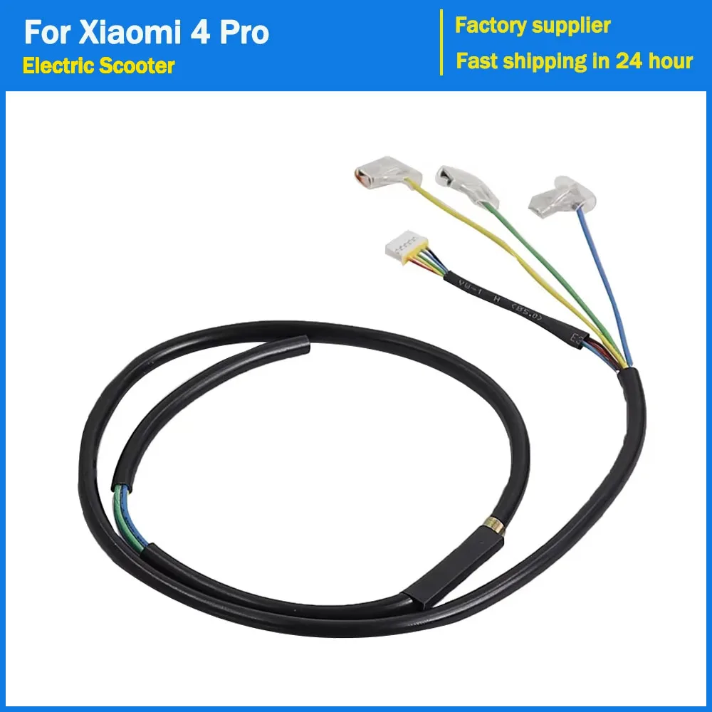 Elektrische Roller Vorderrad Reifen Motor Kabel für Xiaomi 4 Pro Kickscooter Motor Draht Linie Ersatz Reparatur Zubehör Image