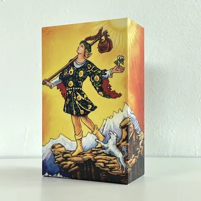 Spanish and English Tarot Deck,with Paper Guidebook,Taro Cards for Beginners,Fortune Telling