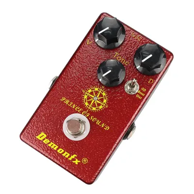 High Quality NEW Demonfx Prince of Sound Guitar Effect Pedal Overdrive Boost Distortion Prince of