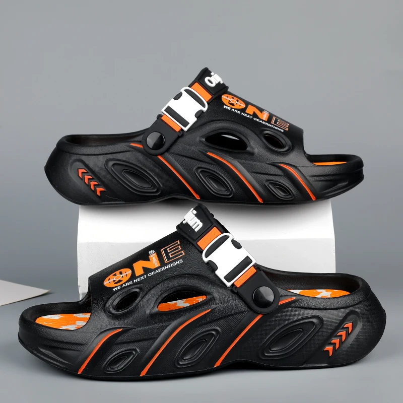 Neue männer Hausschuhe Outdoor Indoor Sandalen Strand Bequeme Rutschen Weiche Clogs Männer Casual Schuhe Garten Schuhe Frauen Männliche Hausschuhe