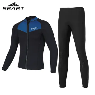 Scuba Diving Suit 1.5MM Wetsuit Neoprene Underwater Fishing Kitesurf Surf Surfing Spearfishing Jacket Pants Clothes Men Women