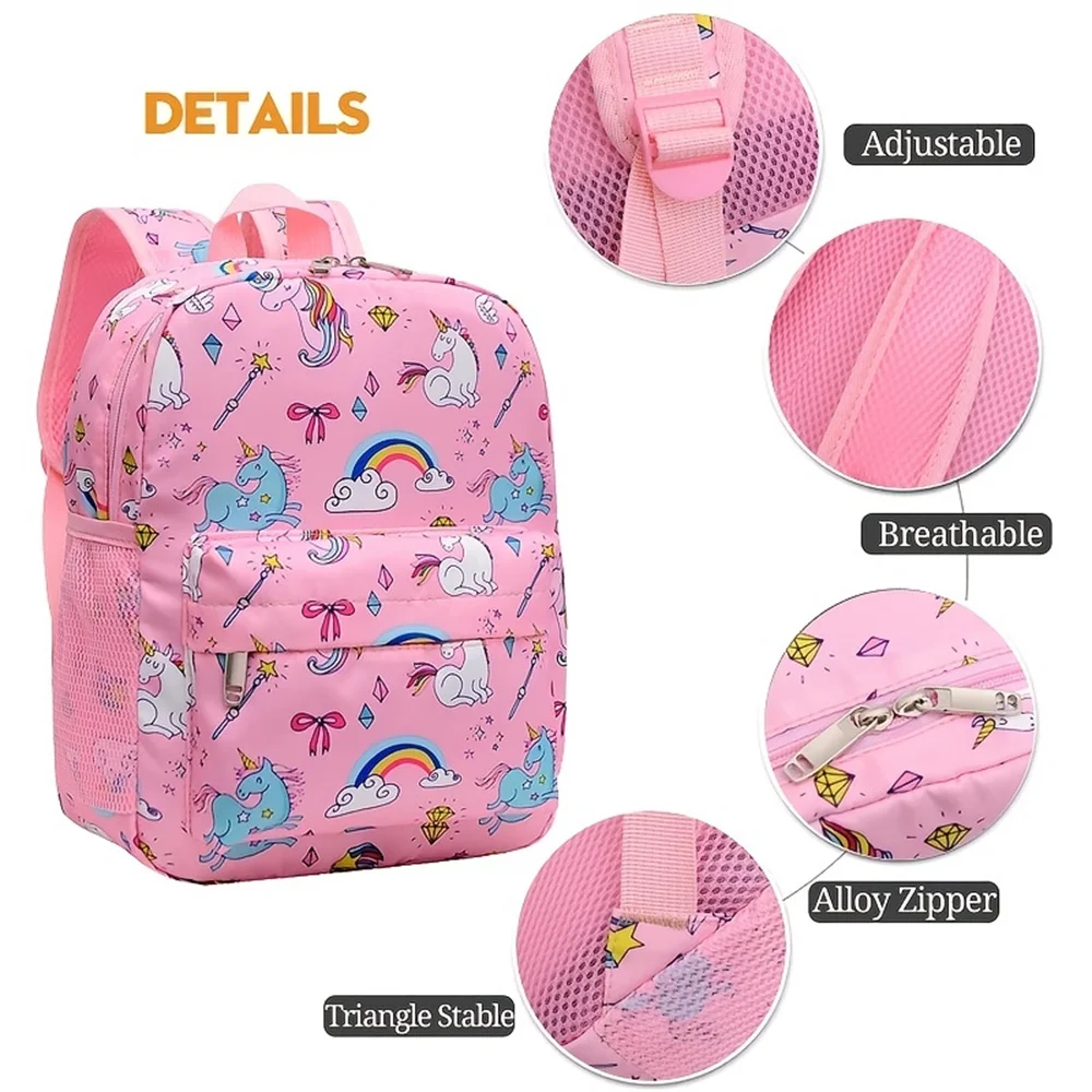 2025 cartable arc-en-ciel pour enfants sac à dos de dessin animé licorne pour enfants sacs à dos d'école primaire de maternelle sac à dos étanche à la mode