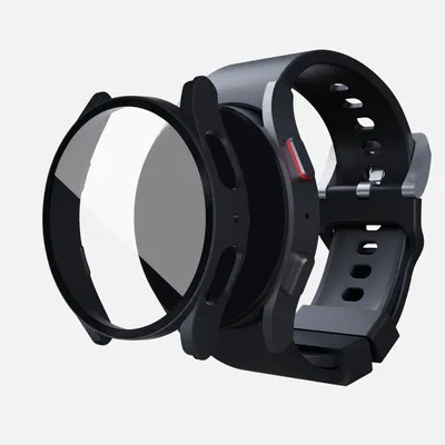Glas matte Uhren abdeckung für Samsung Galaxy Uhr 4/544mm 40mm Rundum abdeckung Schutzs toß stange für Galaxien uhr Image