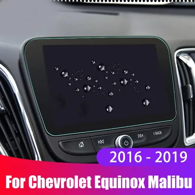 Car Screen Protector Film For Chevrolet Equinox Malibu XL 2016-2019 Tempered Glass Car Navigation