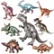 Dinosaurier Party Dekor Große 4D Tyrannosaurus Rex Stegosaur Triceratops Folienballon Junge Dschungel Dinosaurier Geburtstag Party Supplies
