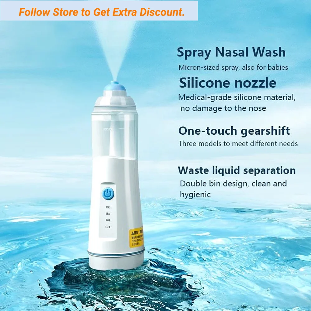 Irrigateur nasal électrique Chitu, nettoyeur nasal pour l